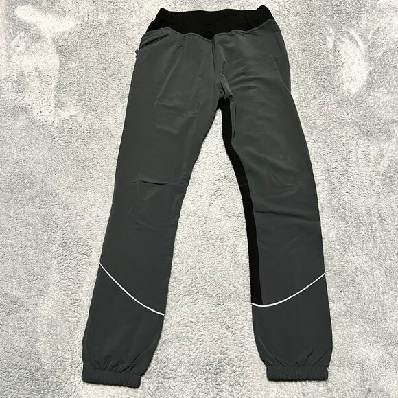 Ibex ClimaWool Breakaway Pants Womens Small Black Gray Merino Wool Outdoor - Picture 1 of 10
